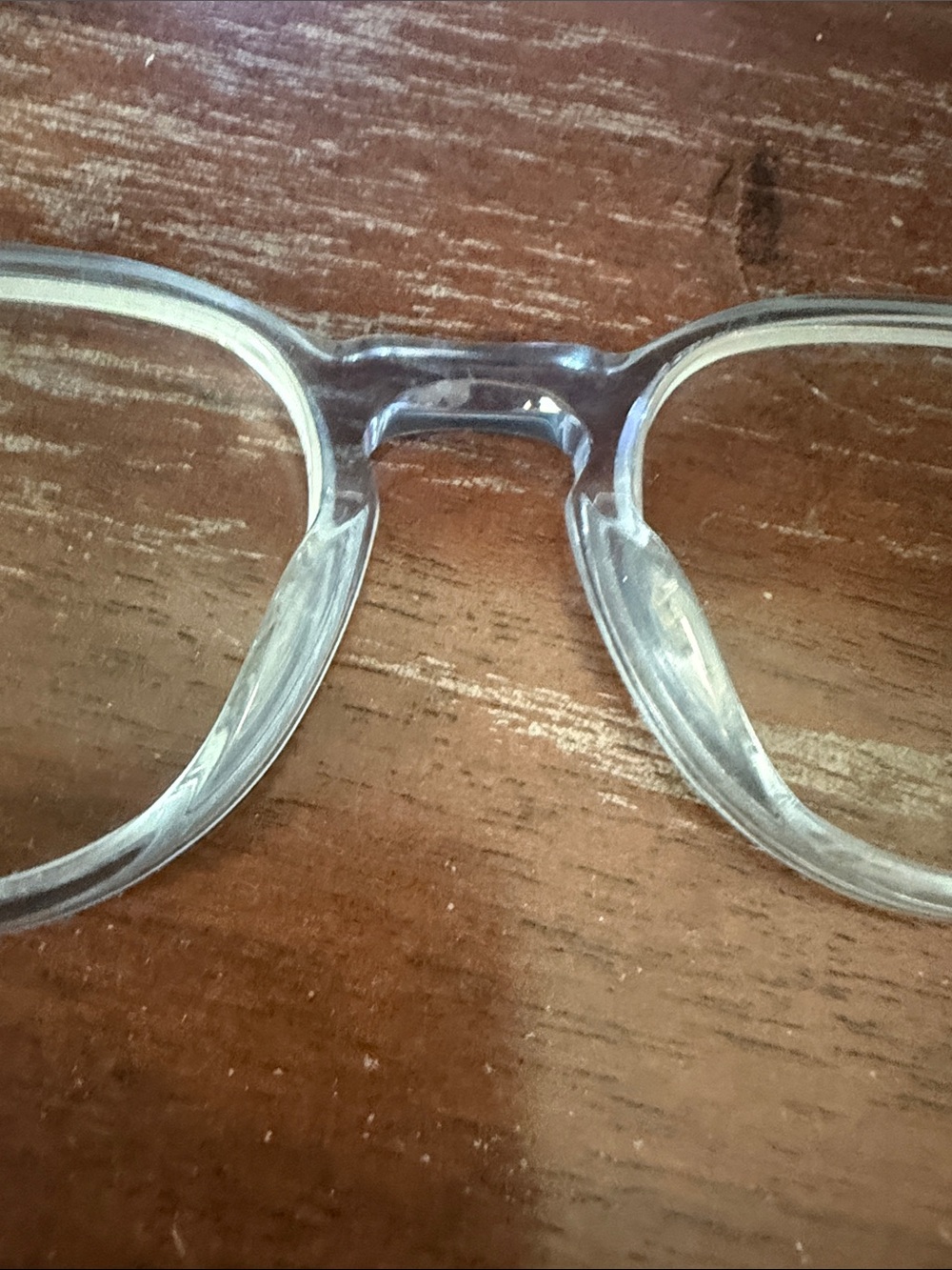Warby Parker Percey N 780 Translucent Light Blue Round Frames with logo case - Picture 9 of 13